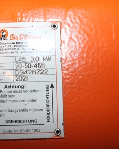 Exzenterpumpe L45 3,0kW 284U 400/690V 50
